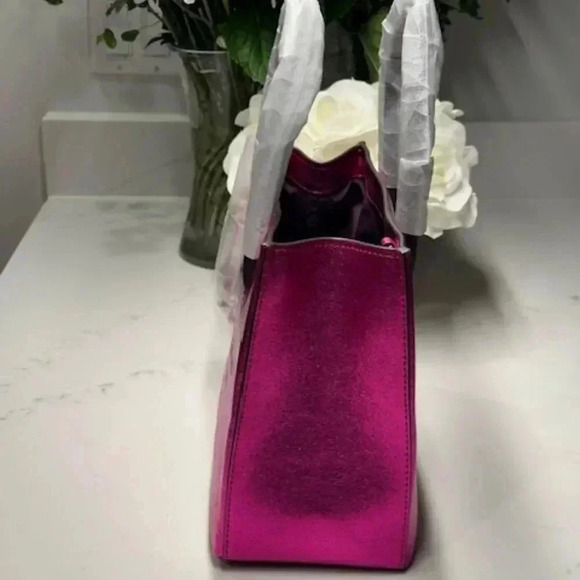 Kate Spade New York Trista Crinkle Patent Shopper Tote Shoulder Bag NWT - Picture 6 of 10